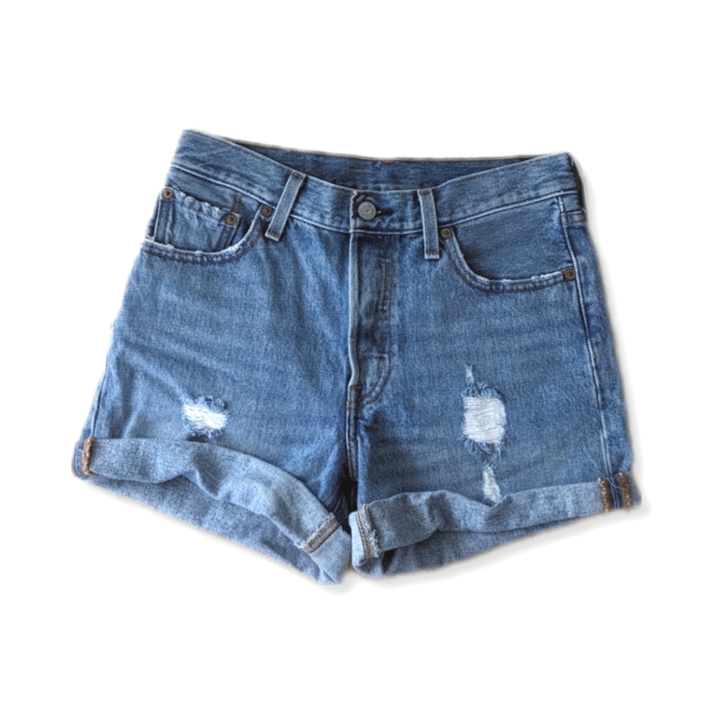 Levi's 501 Women's Button Fly Denim Shorts